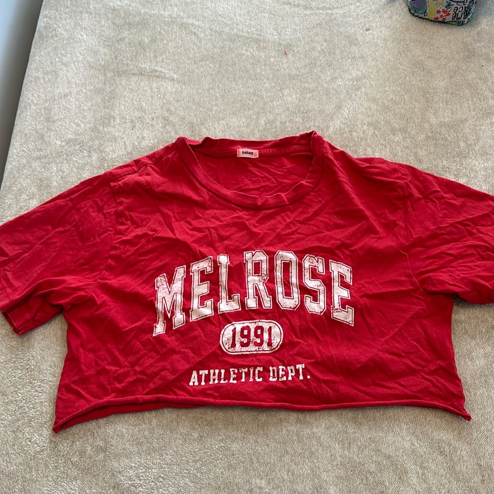 Garage crop top